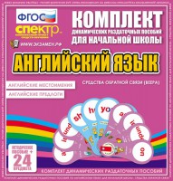 Динамические раздаточные пособия. Английский язык (веера). Английские местоимения, английские предлоги. - fgospostavki.ru - Владикавказ