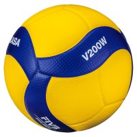 Мяч волейбольный Mikasa V200W (размер 5, синтетическая кожа, профессиональный) - fgospostavki.ru - Владикавказ