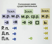 Набор магнитных карточек "Склонение имен существительных" - fgospostavki.ru - Владикавказ