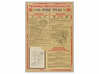 Стенд-уголок "Техника безопасности на уроках труда" - fgospostavki.ru - Владикавказ