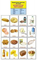 Раздаточные карточки "Продукты питания" - fgospostavki.ru - Владикавказ