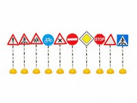Комплект стоек с дорожными знаками № 1 - fgospostavki.ru - Владикавказ