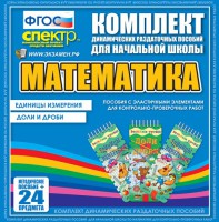 Динамические раздаточные пособия. Математика (Эластичные элементы). Единицы измерения, доли и дроби. - fgospostavki.ru - Владикавказ