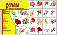 Демонстрационные карточки "Цветы садовые" - fgospostavki.ru - Владикавказ