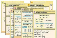 Комплект таблиц по всему курсу "Алгебра и начала анализа" (50 таблиц, А1, полноцветные, ламинированные) - fgospostavki.ru - Владикавказ