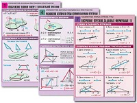 Комплект таблиц по всему курсу геометрии (100 таблиц, А1, полноцветные, ламинированные) - fgospostavki.ru - Владикавказ