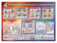 Стенд-уголок "Правила безопасности школьника" - fgospostavki.ru - Владикавказ