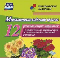 Тематические карточки "Многолетние садовые цветы" - fgospostavki.ru - Владикавказ