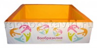 Бассейн "Вообразилия" квадратный с шелкографией - fgospostavki.ru - Владикавказ
