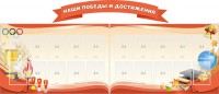 Стенд "Наши победы и достижения" (резной стенд из 3-х частей) - fgospostavki.ru - Владикавказ