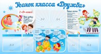 Стенд "Уголок класса Дружба" - fgospostavki.ru - Владикавказ