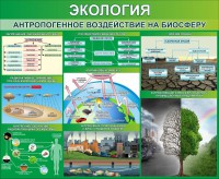 Стенд "Экология. Антропогенное воздействие на биосферу" - fgospostavki.ru - Владикавказ