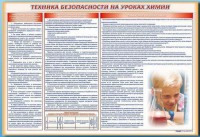 Стенд-уголок "Техника безопасности на уроках химии" - fgospostavki.ru - Владикавказ