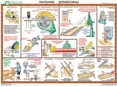 Комплект плакатов "Безопасность труда при деревообработке" - fgospostavki.ru - Владикавказ