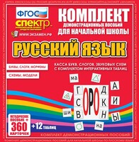 Динамические раздаточные пособия. Русский язык (комплект демонстрационных материалов). Касса букв, слогов, звуковых схем с набором интерактивных таблиц. - fgospostavki.ru - Владикавказ