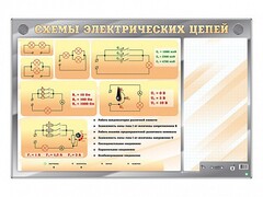 Электрифицированный стенд "Схемы электрических цепей" с маркерными полями - fgospostavki.ru - Владикавказ