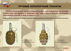 Комплект плакатов "Ручные гранаты" - fgospostavki.ru - Владикавказ