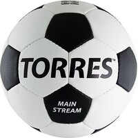 Мяч футбольный TORRES Main Stream (размер 4, синтетическая кожа, тренировочный) - fgospostavki.ru - Владикавказ