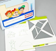 Игровой набор "Танграм" (с комплектом карточек) - fgospostavki.ru - Владикавказ