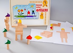 Игровой набор Фребеля "Конструктор деревянный без соединений-3" (Серия "Эксперимент") - fgospostavki.ru - Владикавказ