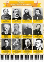 Стенд "Русские композиторы-классики" - fgospostavki.ru - Владикавказ