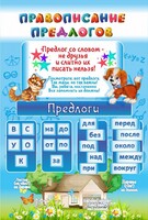Стенд "Правописание предлогов" - fgospostavki.ru - Владикавказ