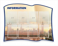 Стенд резной "Информация" Вариант 9 - fgospostavki.ru - Владикавказ