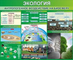Стенд "Экология. Антропогенное воздействие на биосферу" - fgospostavki.ru - Владикавказ