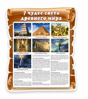 Стенд "Семь чудес света" - fgospostavki.ru - Владикавказ