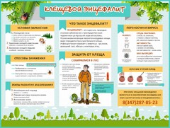 Стенд "Клещевой энцефалит" - fgospostavki.ru - Владикавказ