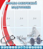 Стенд "Нормы физической подготовки" Вариант 2 - fgospostavki.ru - Владикавказ