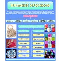 Стенд "Вязание крючком" - fgospostavki.ru - Владикавказ