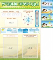 Стенд "Уголок природы" Вариант 2 - fgospostavki.ru - Владикавказ