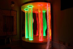 Сенсорный уголок большой с двумя колоннами, двусторонней подсветкой и фибероптическими нитями. VIP класс. - fgospostavki.ru - Владикавказ