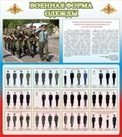 Стенд "Военная форма одежды (герб РФ) " - fgospostavki.ru - Владикавказ