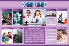 Стенд "Юный химик" Вариант 2 - fgospostavki.ru - Владикавказ