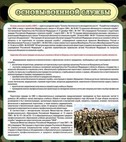 Стенд "Основы военной службы" - fgospostavki.ru - Владикавказ