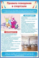 Стенд "Правила поведения в спортзале №1" - fgospostavki.ru - Владикавказ