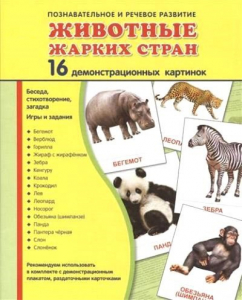 Демонстрационные карточки "Животные жарких стран" - fgospostavki.ru - Владикавказ