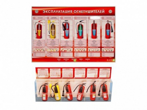 Электрифицированный стенд-тренажер "Эксплуатация огнетушителей" с разрезными агрегатами - fgospostavki.ru - Владикавказ
