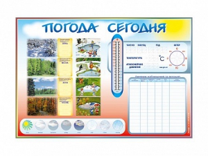 Стенд-уголок маркерный "Погода сегодня" - fgospostavki.ru - Владикавказ