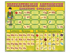 Комплект оборудования "Английский алфавит" с комплектом тематических магнитов - fgospostavki.ru - Владикавказ