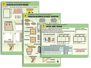 Комплект таблиц "Технология. Обработка бумаги и картона-1" (8 таблиц, А1, ламинированные, с раздаточным материалом) - fgospostavki.ru - Владикавказ