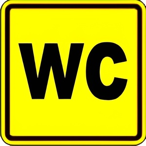 Тактильный знак (WC) 100х100 - fgospostavki.ru - Владикавказ