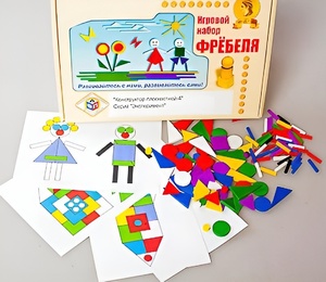 Игровой набор Фребеля "Конструктор плоскостной-4" (Серия "Эксперимент") - fgospostavki.ru - Владикавказ