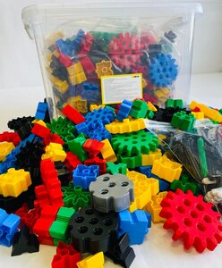 Конструктор Шестеренки (STEM Junior) 300 деталей  - fgospostavki.ru - Владикавказ