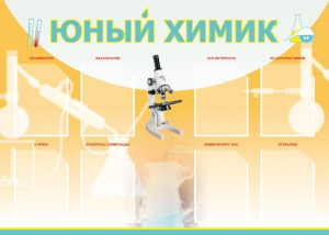 Стенд "Юный химик" Вариант 1 - fgospostavki.ru - Владикавказ