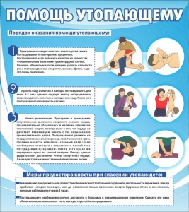 Стенд "Помощь утопающему" - fgospostavki.ru - Владикавказ