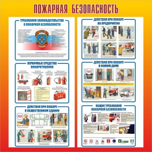 Стенд "Пожарная безопасность" Вариант 4 - fgospostavki.ru - Владикавказ