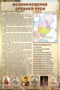 Стенд "Возникновение древней Руси" - fgospostavki.ru - Владикавказ